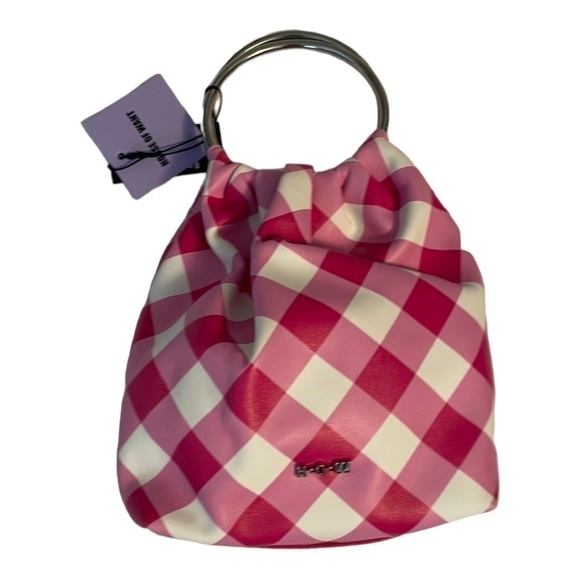 ♥️HOUSE Of Want♥️ Vegan Leather Ring top Handle bag - Picture 1 of 9